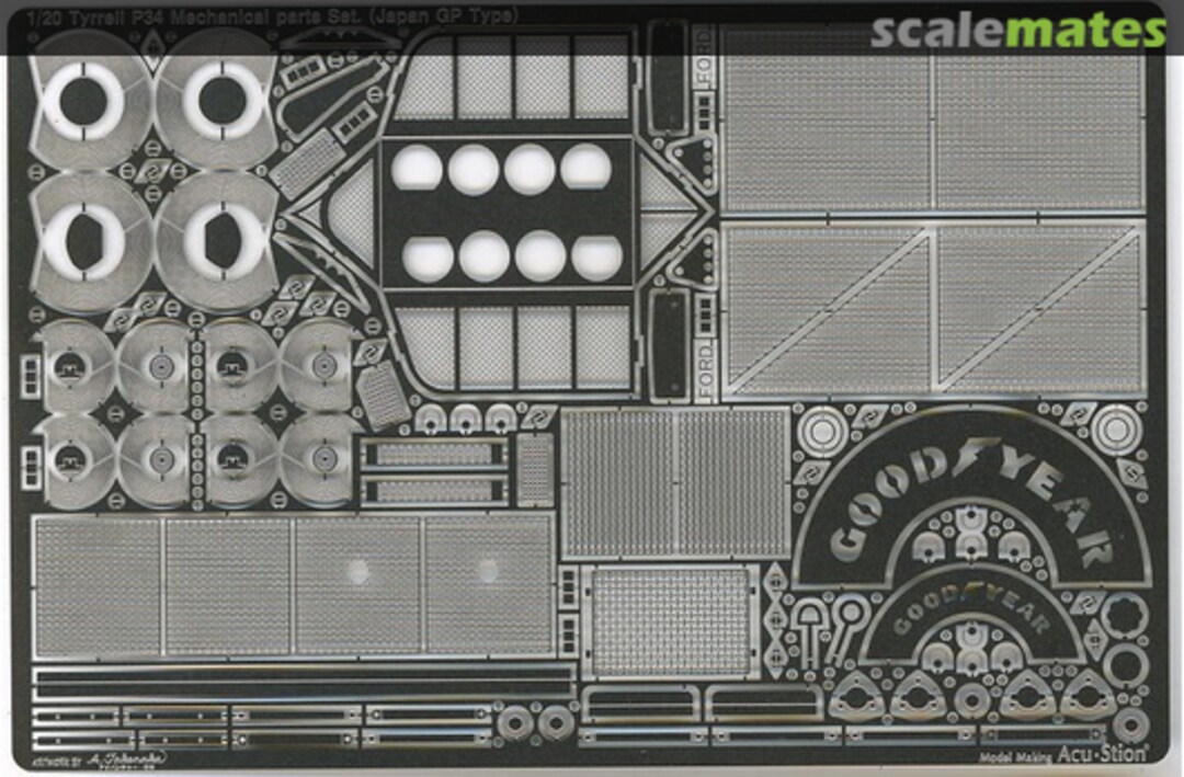 Boxart Tyrrell P34 Mechanical Parts Set (Japan GP Type) ACS8802 Acu-Stion Boxart Tyrrell P34 Mechanical Parts Set (Japan GP Type) ACS8802 Acu-Stion