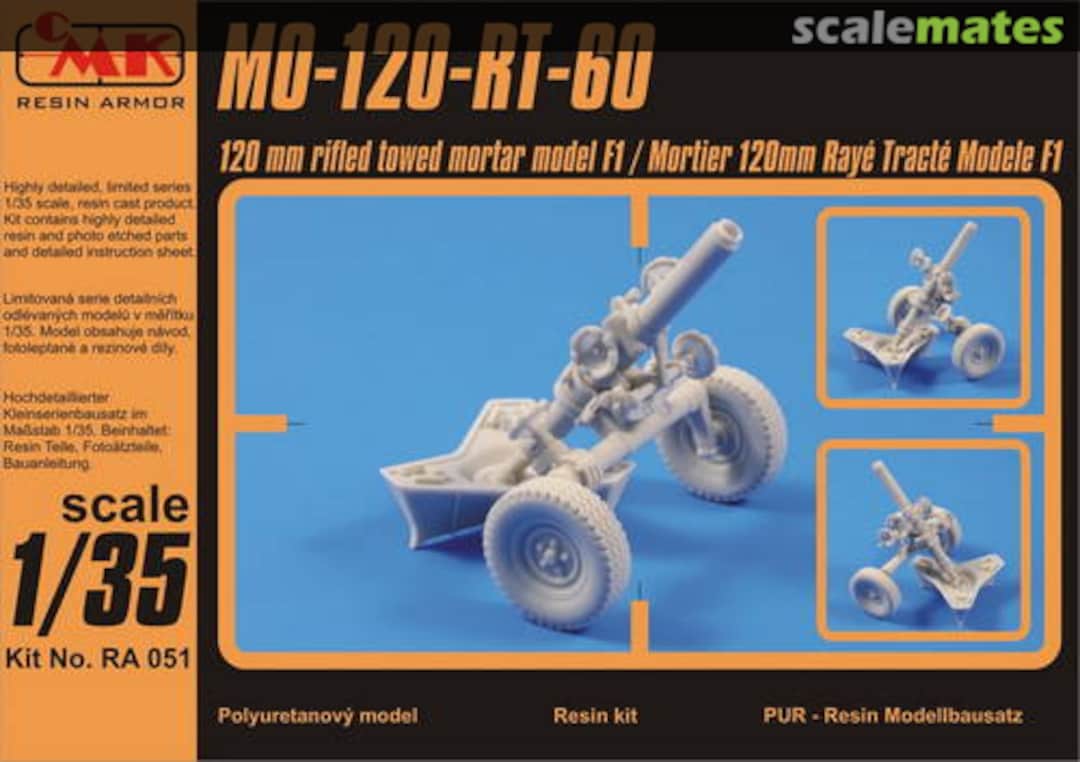 Boxart MO-120-RT-60 RA051 Resin Armor Boxart MO-120-RT-60 RA051 Resin Armor