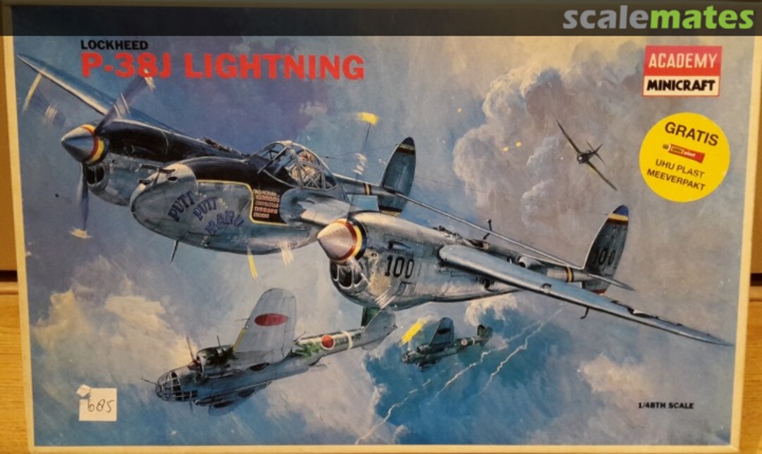 Boxart Lockheed P-38J Lightning 2126 Academy/Minicraft Boxart Lockheed P-38J Lightning 2126 Academy/Minicraft