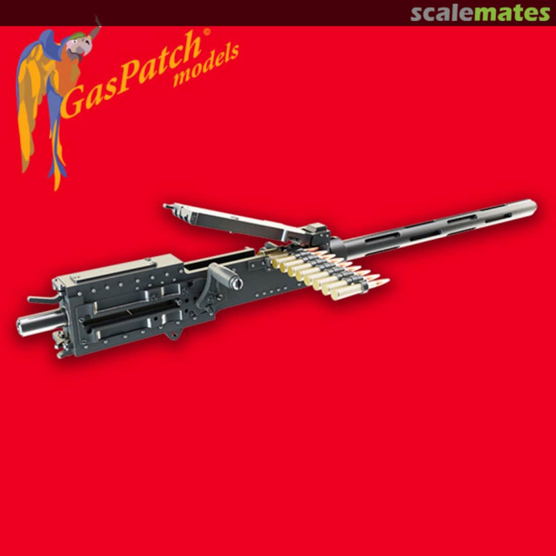 Boxart Browning Cal.50 Flexible Foxed Back Plate Machine Gun (2 pcs) 15-48083 GasPatch Models Boxart Browning Cal.50 Flexible Foxed Back Plate Machine Gun (2 pcs) 15-48083 GasPatch Models