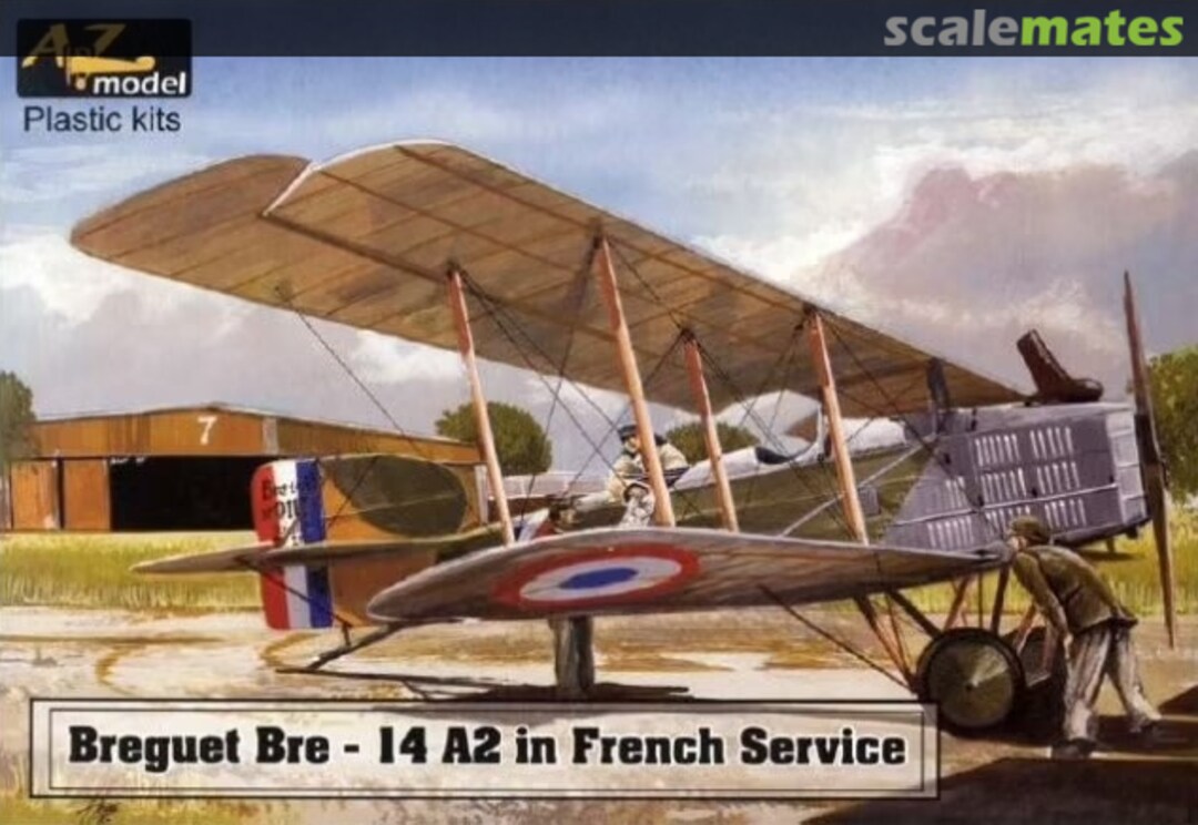 Boxart Breguet Bre-14 A2 in French Service AZ7204 AZmodel Boxart Breguet Bre-14 A2 in French Service AZ7204 AZmodel