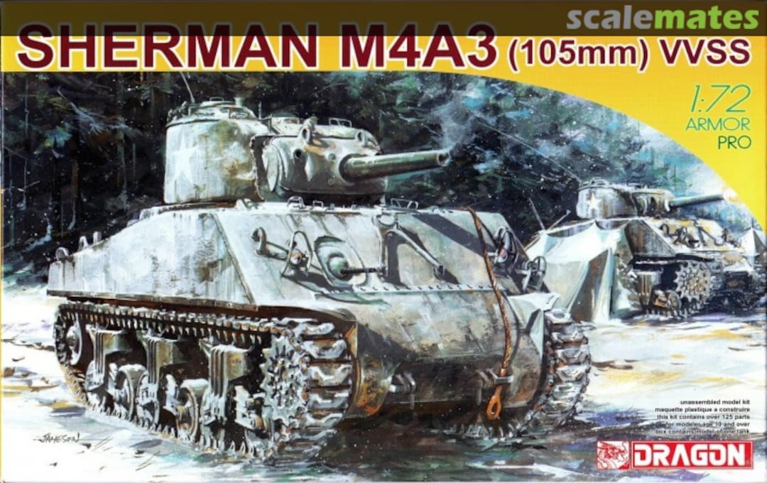 Boxart M4A3 Sherman (105mm) VVSS 7274 Dragon Boxart M4A3 Sherman (105mm) VVSS 7274 Dragon