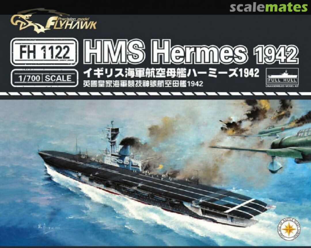 Boxart HMS Hermes 1942 FH1122 FlyHawk Model Boxart HMS Hermes 1942 FH1122 FlyHawk Model