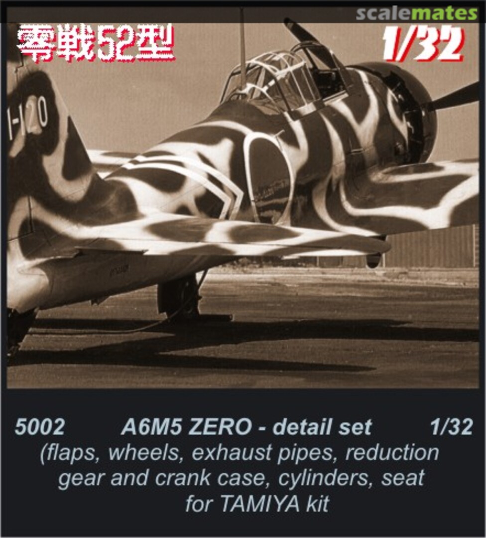 Boxart A6M5 - detail set 5002 CMK Boxart A6M5 - detail set 5002 CMK