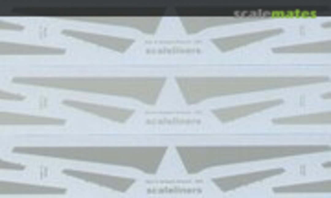 1:200 Douglas DC-9 corrogard pkt of 3 (Scaleliners Decals SL2-15) SL2-15