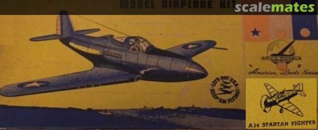 Boxart Spartan Fighter A34 AMCO Models Boxart Spartan Fighter A34 AMCO Models