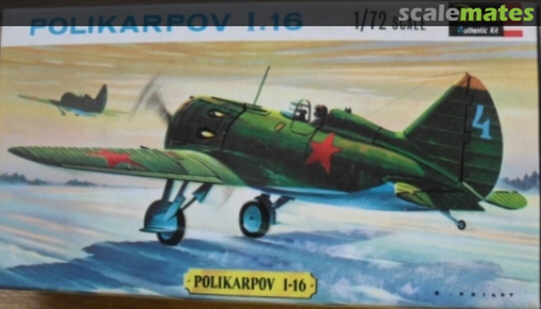 Boxart Polikarpov I-16 H-635 Revell (Great Britain) Boxart Polikarpov I-16 H-635 Revell (Great Britain)