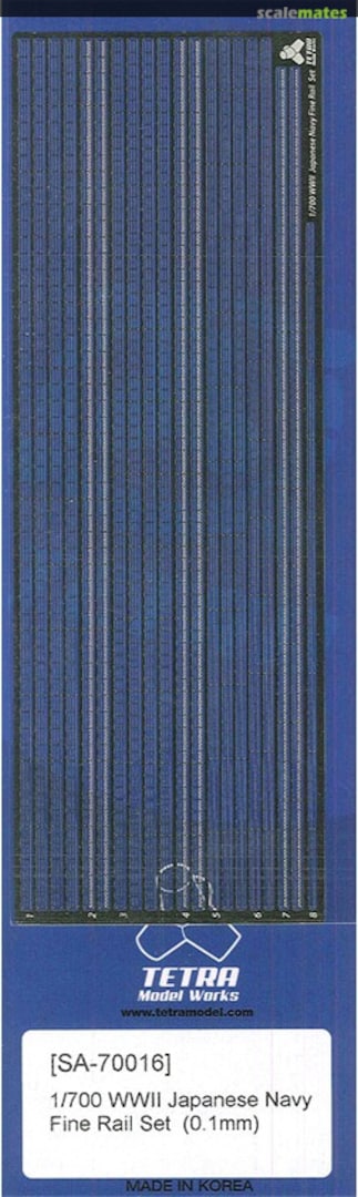 Boxart WWII Japanese Navy Fine Rail Set SA-70016 Tetra Model Works Boxart WWII Japanese Navy Fine Rail Set SA-70016 Tetra Model Works