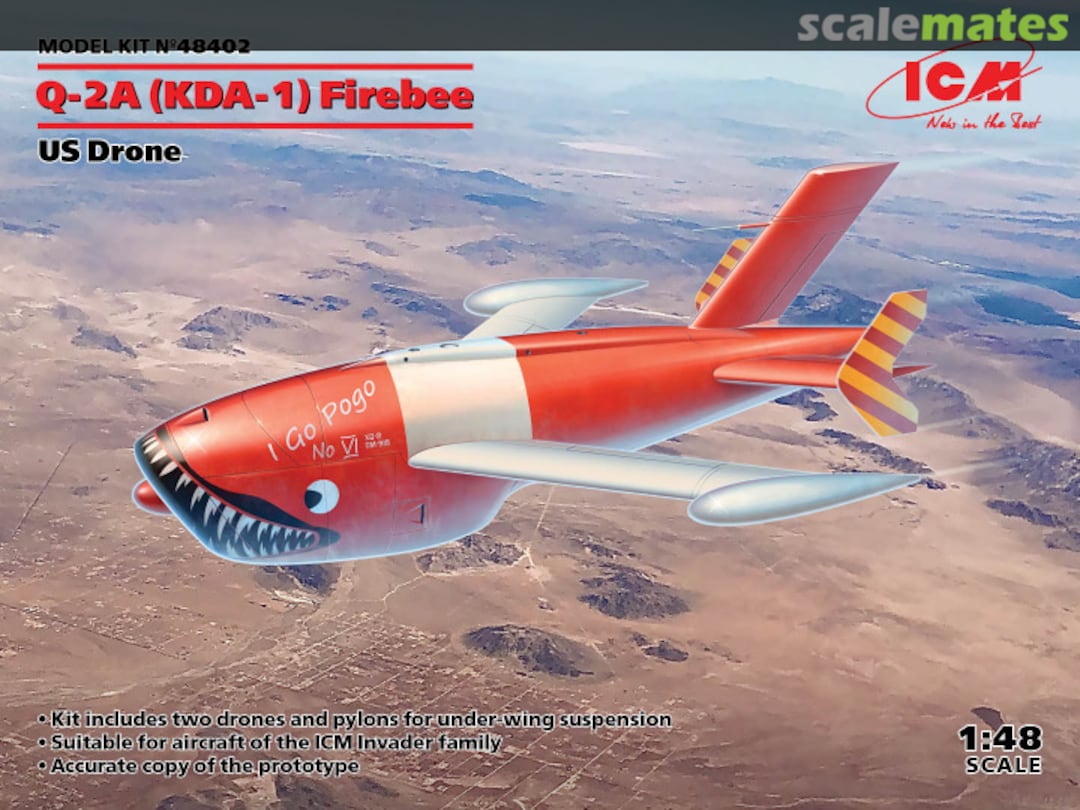 Boxart Q-2A (XM-21, KDA-1) Firebee 48402 ICM