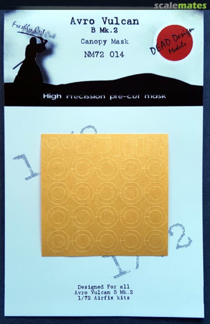 Boxart Avro Vulcan B Mk.2 - Canopy Mask NM72014 DEAD Design Models Boxart Avro Vulcan B Mk.2 - Canopy Mask NM72014 DEAD Design Models