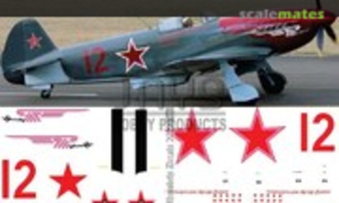 1:32 Warbird - Yak-3 ZK-YYY 12 (Oldmodels Decals OMD1485A) OMD1485A