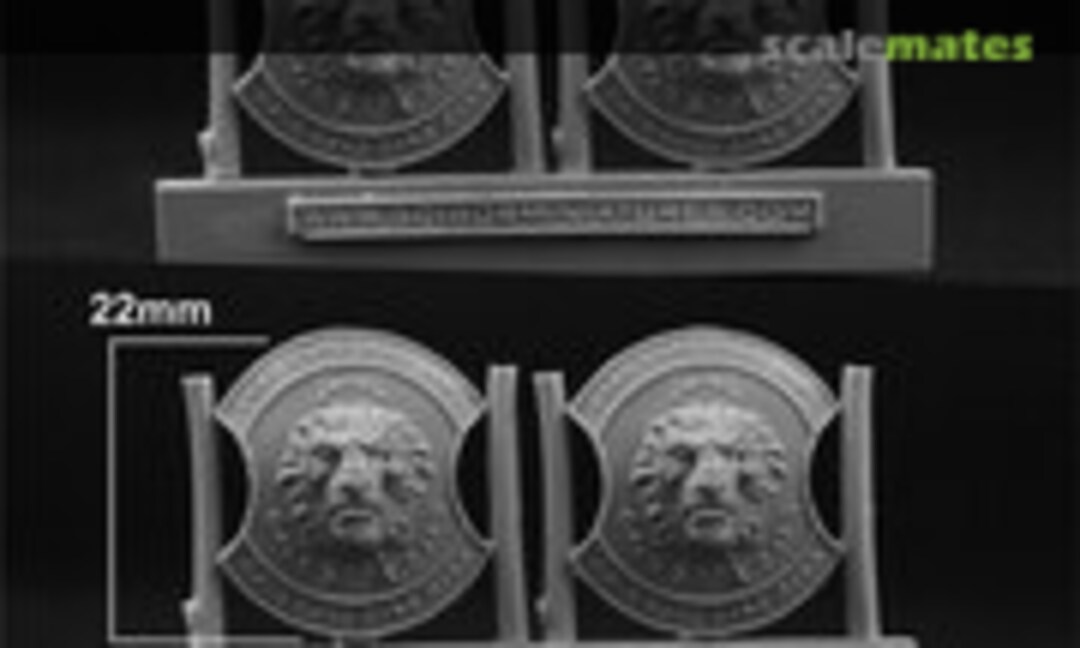 No Lion SF Shields #2 (4 pcs) (Scibor Monsterous Miniatures CPSH0225) CPSH0225