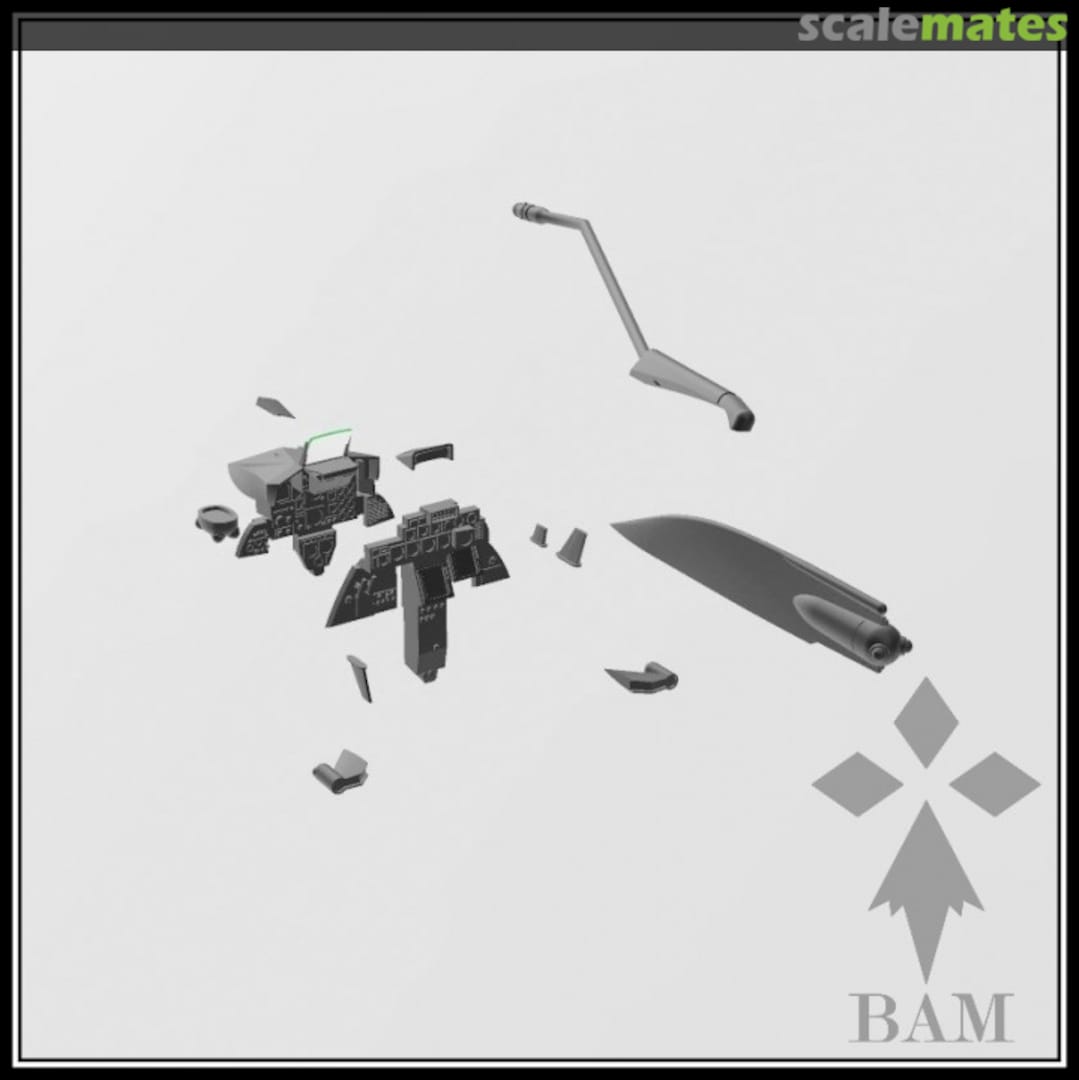 Boxart F-4E Kurnass 2000 conversion set (late BIG SET) BAM48091F BAM Models