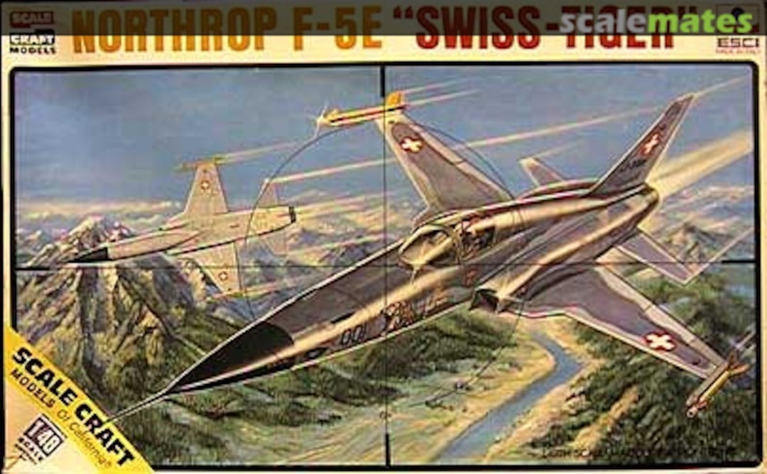 Boxart Northrop F-5E Tiger II 4048 ESCI/Scale Craft Boxart Northrop F-5E Tiger II 4048 ESCI/Scale Craft