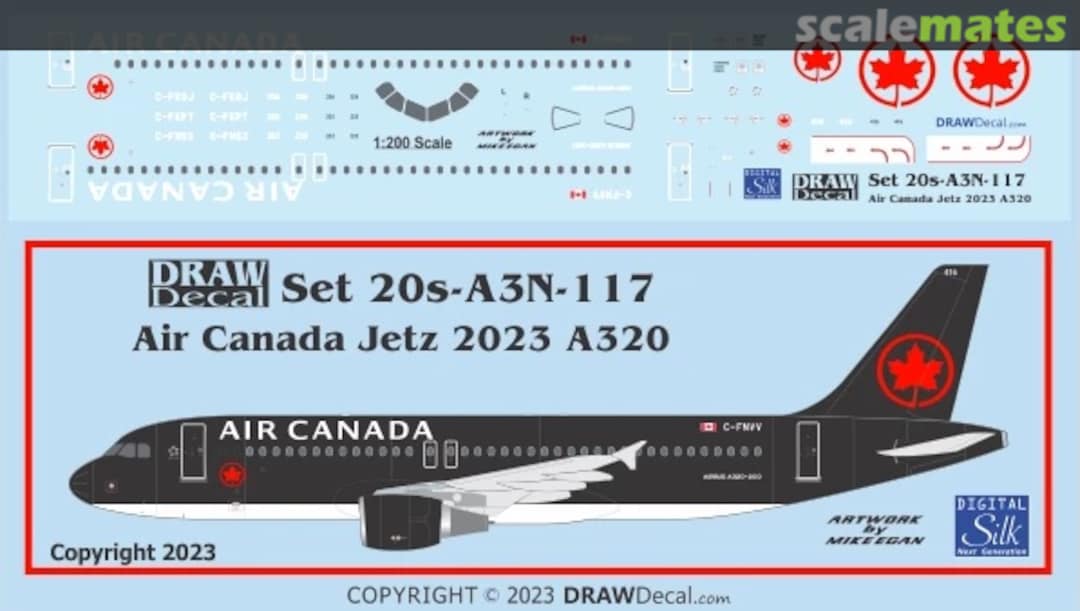 Boxart Air Canada Jetz A320 2023 Scheme 20-A3N-117 Draw Decal Boxart Air Canada Jetz A320 2023 Scheme 20-A3N-117 Draw Decal
