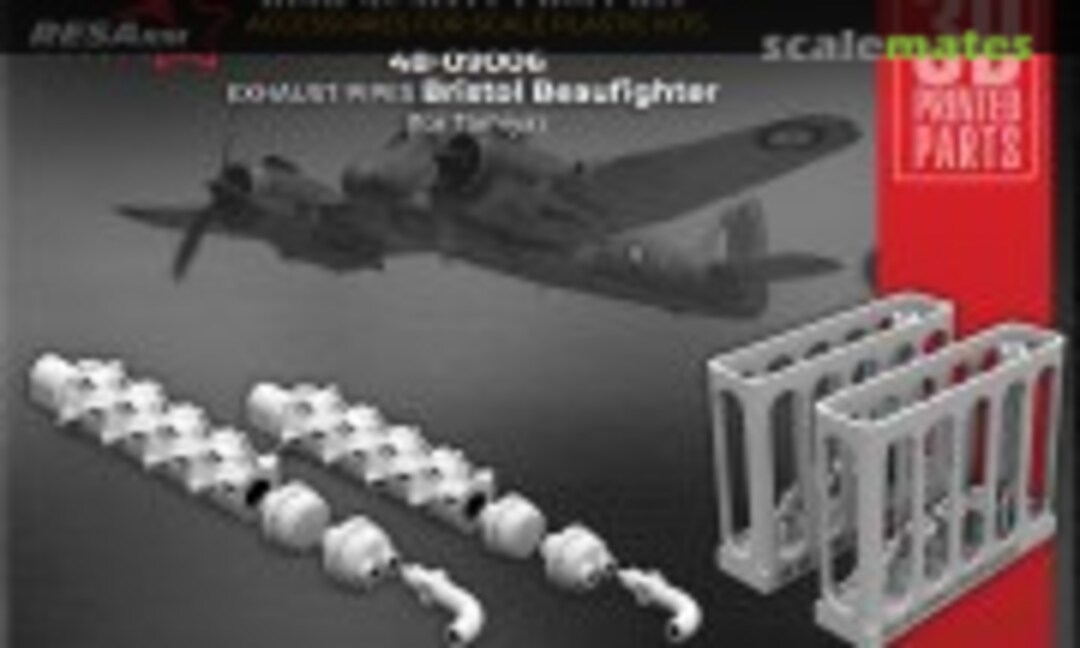 1:48 Beaufighter exhaust pipes (RESArm 48-09006) 48-09006
