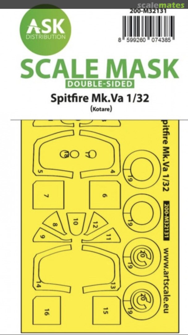 Boxart Spitfire Mk.Va 200-M32131 ASK Boxart Spitfire Mk.Va 200-M32131 ASK