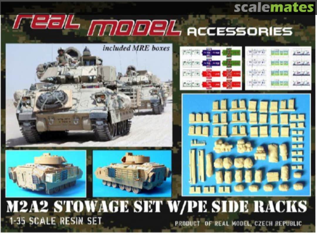 Boxart M2A2 Stowage Set W/PE Side Racks N/A Real Model Boxart M2A2 Stowage Set W/PE Side Racks N/A Real Model