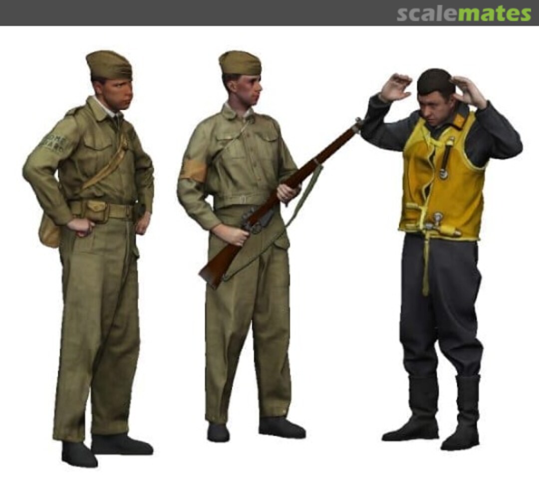 Boxart Home Guard with Captured Pilot 50608-076 Modelu