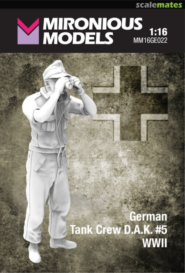 Boxart German Tank Crew D.A.K. #5 WWII MM16GE022 Mironious Models Boxart German Tank Crew D.A.K. #5 WWII MM16GE022 Mironious Models
