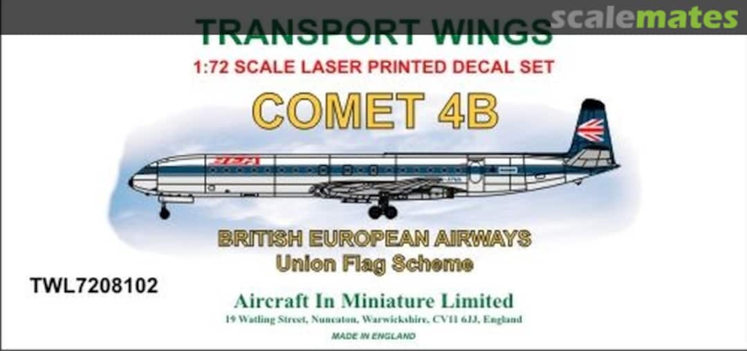Boxart de Havilland Comet 4B TWL7208102 Aircraft In Miniature Ltd