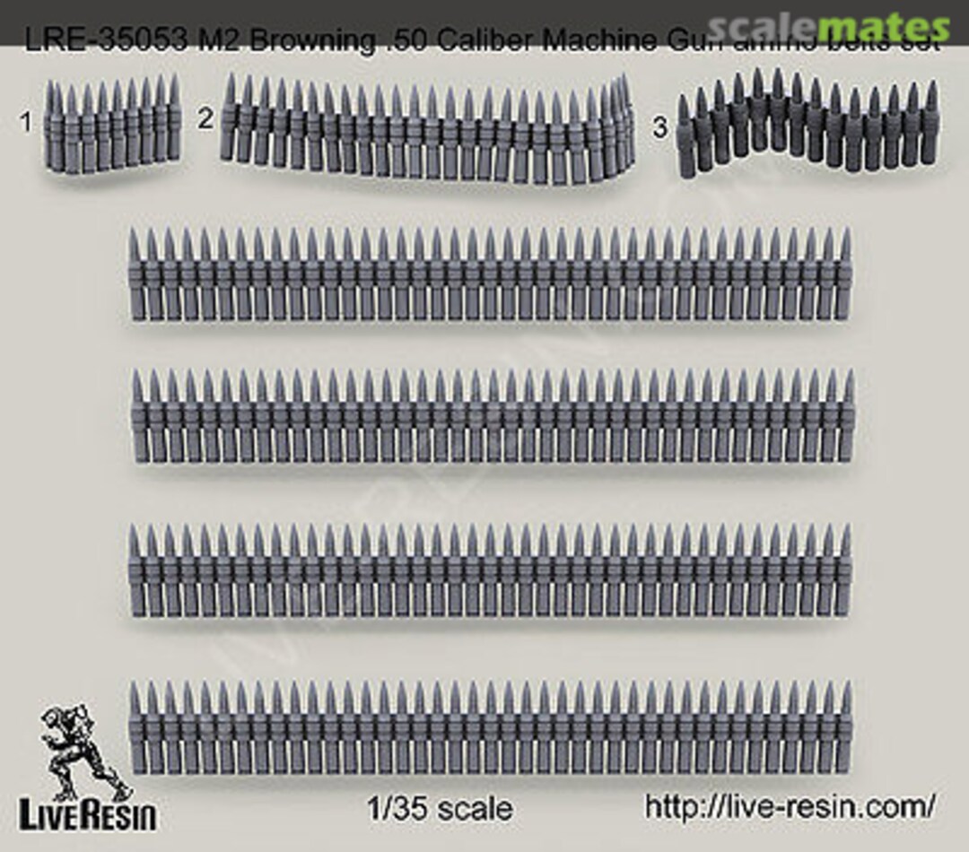 Boxart M2 Browning .50 Caliber Machine Gun ammo belts set LRE-35053 Live Resin Boxart M2 Browning .50 Caliber Machine Gun ammo belts set LRE-35053 Live Resin