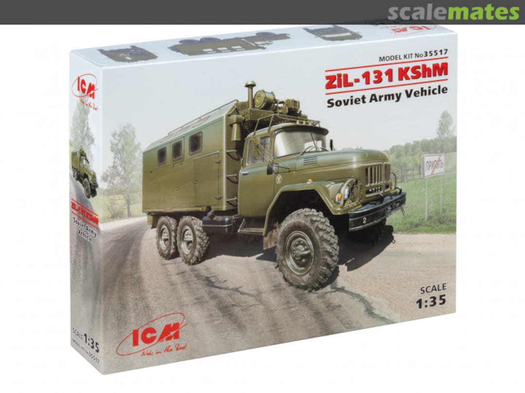 Boxart Zil-131 KshM 35517 ICM Boxart Zil-131 KshM 35517 ICM