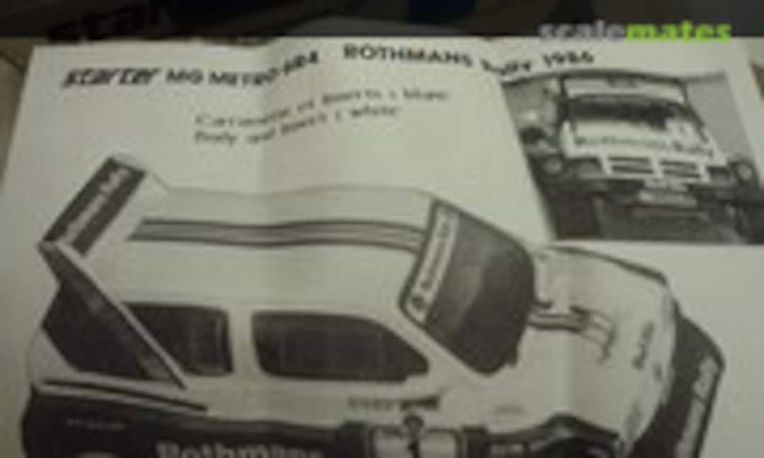 MG Metro 6R4 &quot;Rothmans&quot; (Starter )