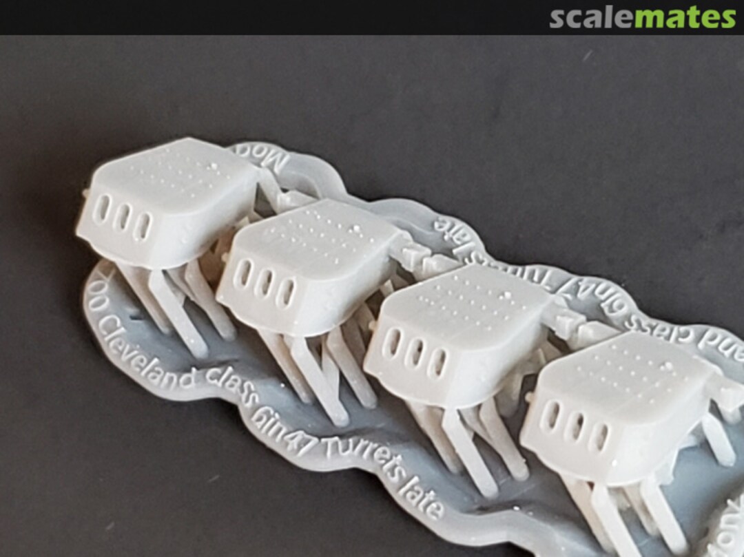 Boxart Cleveland class 6"/47 cal. Turrets, late 700-CL55 turrets late-4 Model Monkey Boxart Cleveland class 6"/47 cal. Turrets, late 700-CL55 turrets late-4 Model Monkey