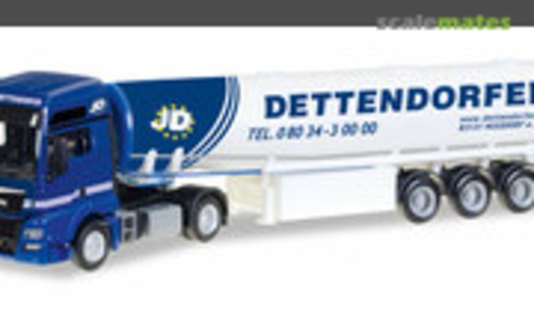 MAN TGX XXL Euro 6c Benzintank-Sattelzug &quot;Dettendorfer&quot; (Herpa 307208)