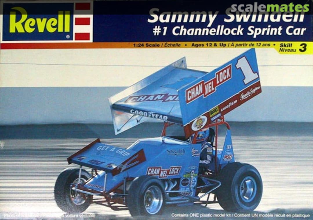 Boxart Sammy Swindell #1 Channellock Sprint Car 2575 Revell Boxart Sammy Swindell #1 Channellock Sprint Car 2575 Revell