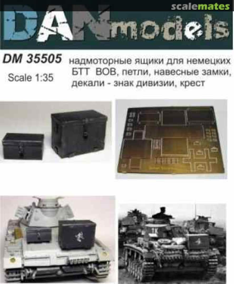 Boxart Boxes, Hinges, Padlocks & Decals DM35505 DANmodels Boxart Boxes, Hinges, Padlocks & Decals DM35505 DANmodels