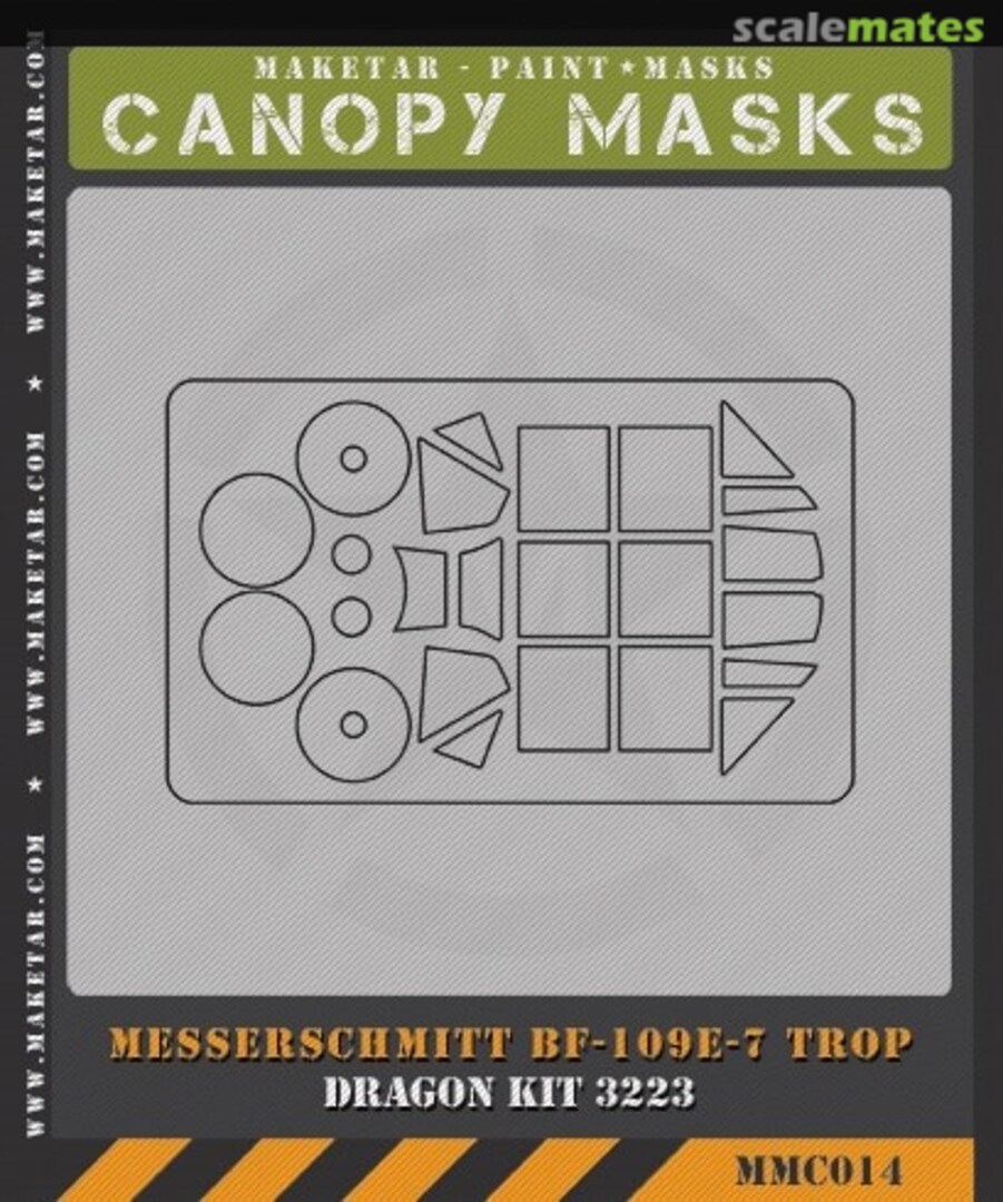 Boxart Messerschmitt Bf-109E-7 Trop MMC014V Maketar Boxart Messerschmitt Bf-109E-7 Trop MMC014V Maketar