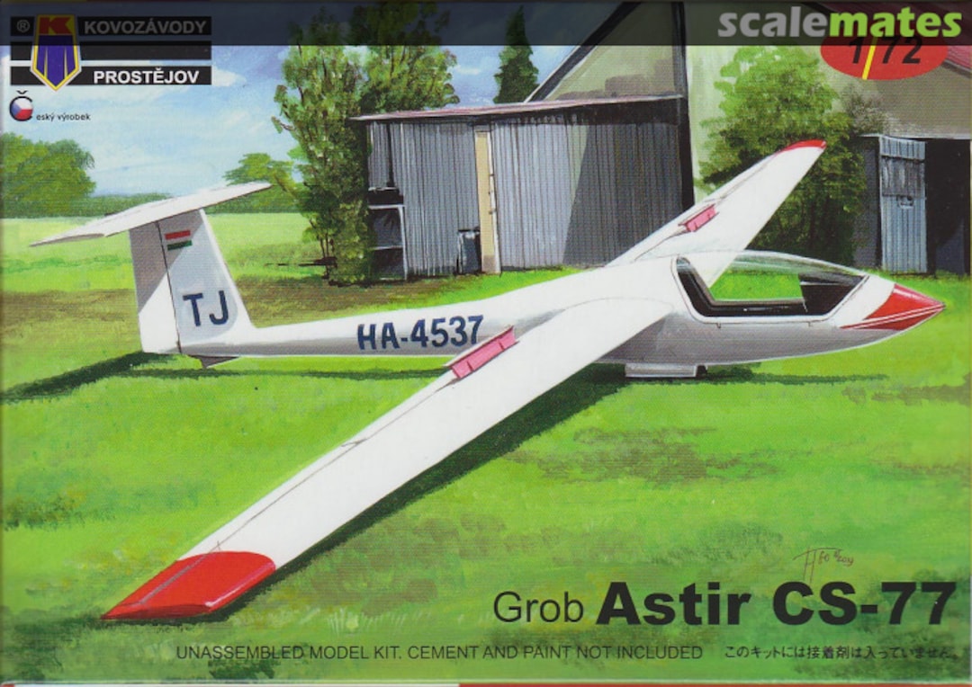 Boxart Grob Astir CS-77 KPM0131 Kovozávody Prostějov Boxart Grob Astir CS-77 KPM0131 Kovozávody Prostějov