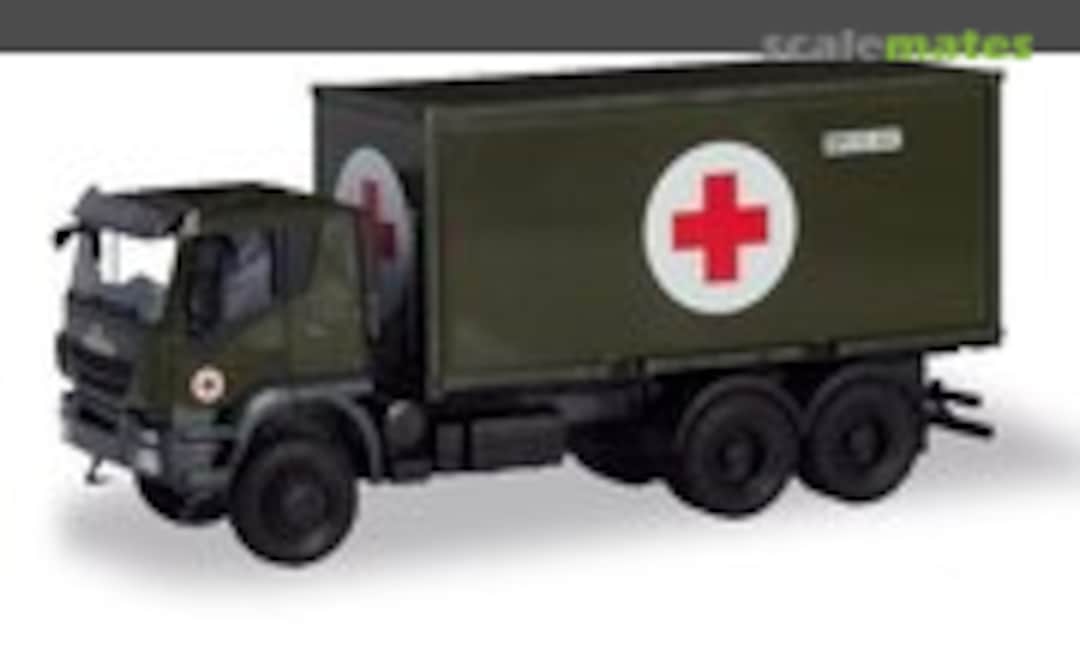 1:87 Iveco Trakker 6x6 Abrollcontainer (Herpa 746519)