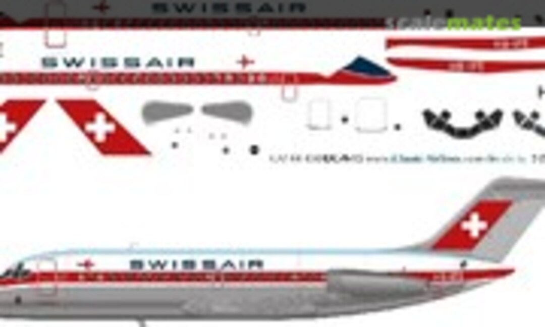 1:144 Swissair DC-9-10 (Classic Airlines CA144-450) CA144-450