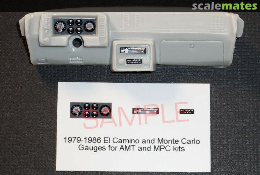 Boxart 1979-1986 El Camino & Monte Carlo Gauge Faces Best Model Car Parts Boxart 1979-1986 El Camino & Monte Carlo Gauge Faces Best Model Car Parts