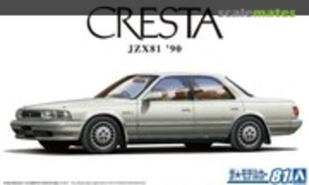1:24 Toyota JZX81 Cresta 2.5 Super Lucent G '90 (Aoshima 059258)