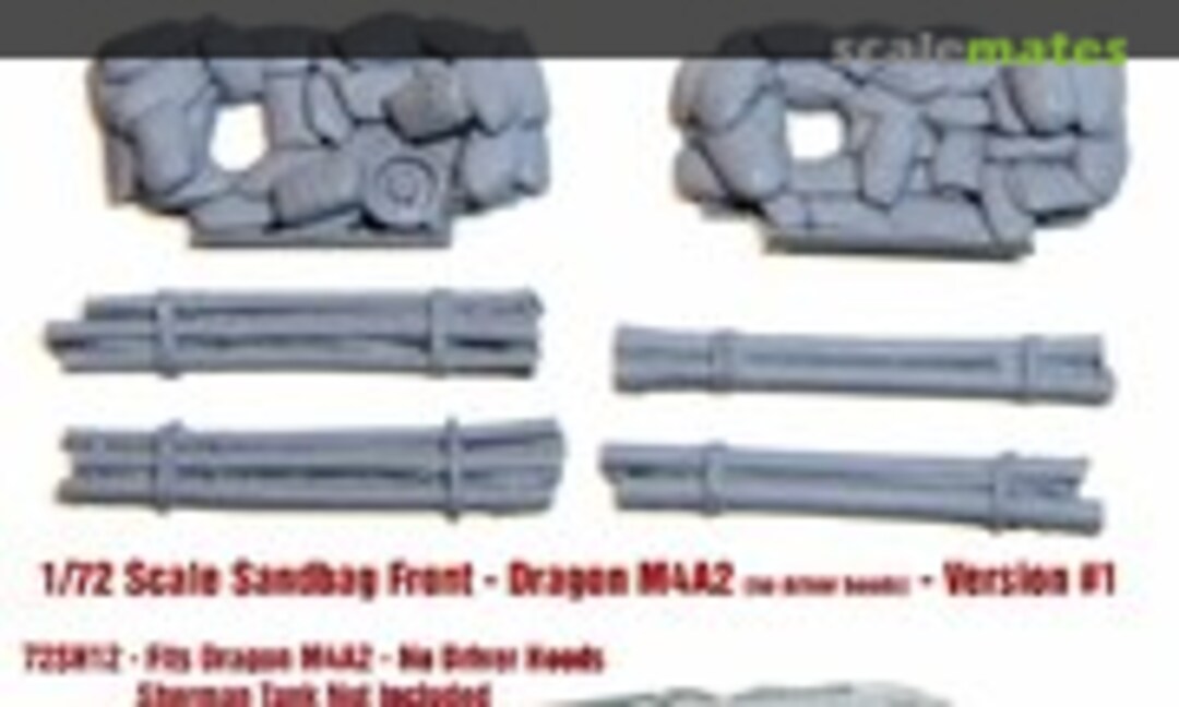 1:72 Sand Bag Fronts/Logs (Value Gear 72SH12) 72SH12