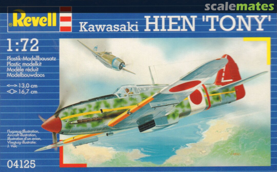 Boxart Kawasaki Hien 'Tony' 04125 Revell Boxart Kawasaki Hien 'Tony' 04125 Revell