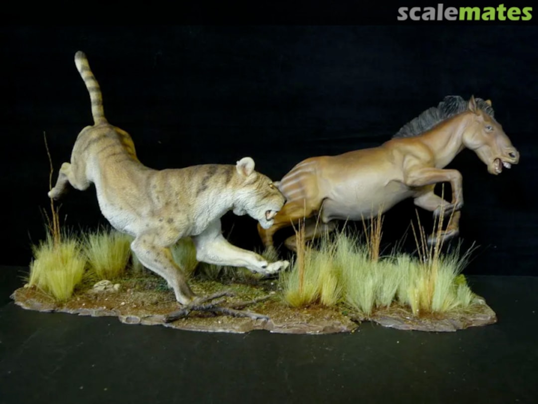 Boxart Machairodus and 3-Toed Horse Paleocraft Boxart Machairodus and 3-Toed Horse Paleocraft