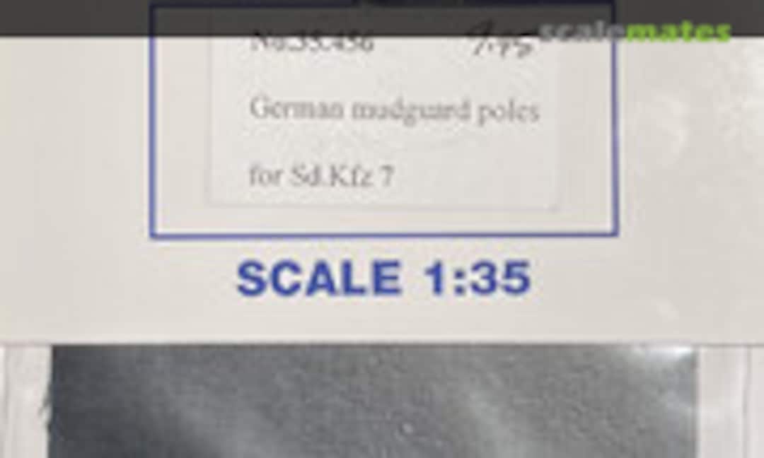 1:35 German Mudguard Poles (Elefant Accesories 35.456) 35.456