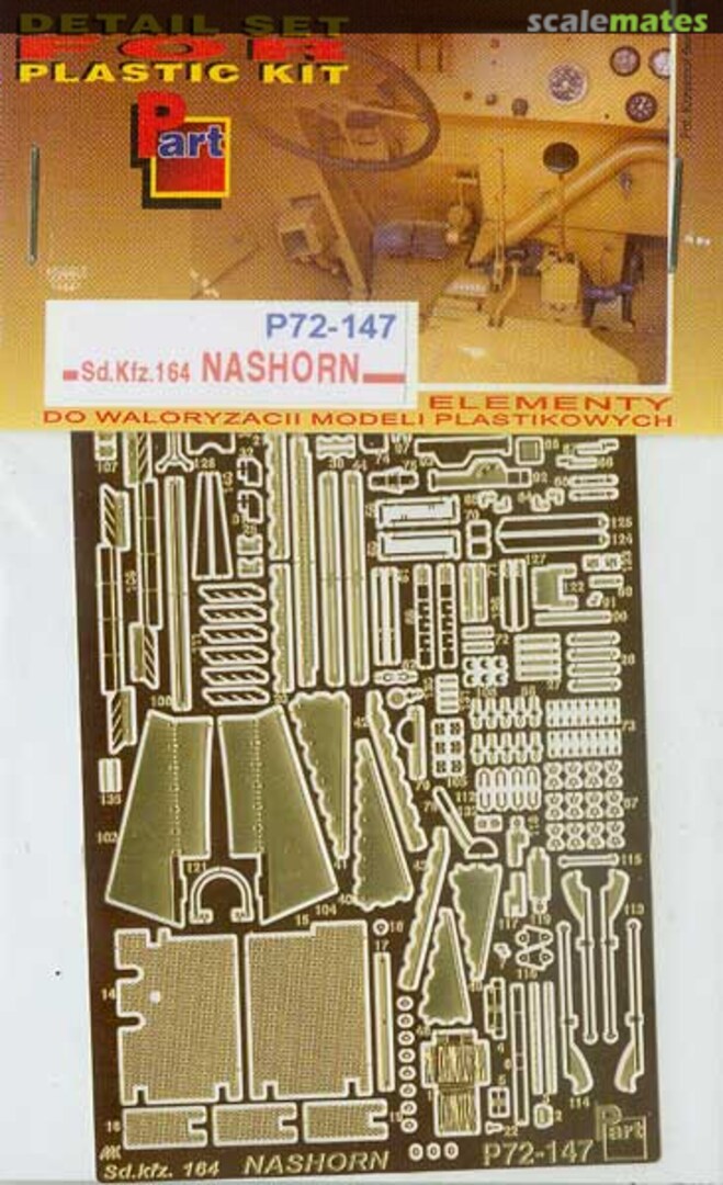 Boxart Sd.Kfz.164 Nashorn P72-147 Part Boxart Sd.Kfz.164 Nashorn P72-147 Part