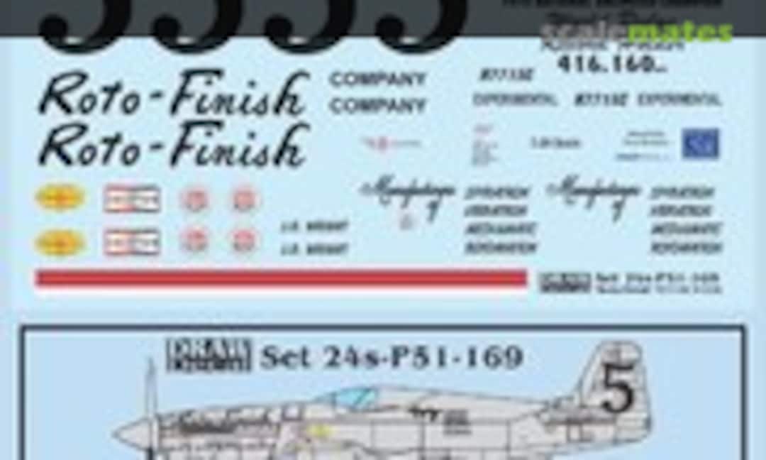 1:24 “Roto Finish” P-51D (Draw Decal 24-P51-169) 24-P51-169