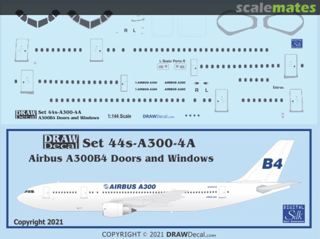 Boxart A300B4 Doors and Windows 44-A300-4A Draw Decal Boxart A300B4 Doors and Windows 44-A300-4A Draw Decal
