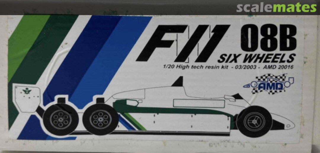 Boxart Williams FW08B Six Wheels 20016 AMD Boxart Williams FW08B Six Wheels 20016 AMD