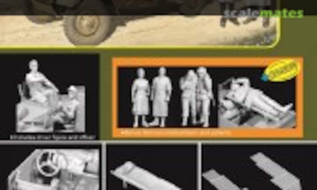 1:35 Kübelwagen Ambulance w/ German Medical Team (Dragon 6336)