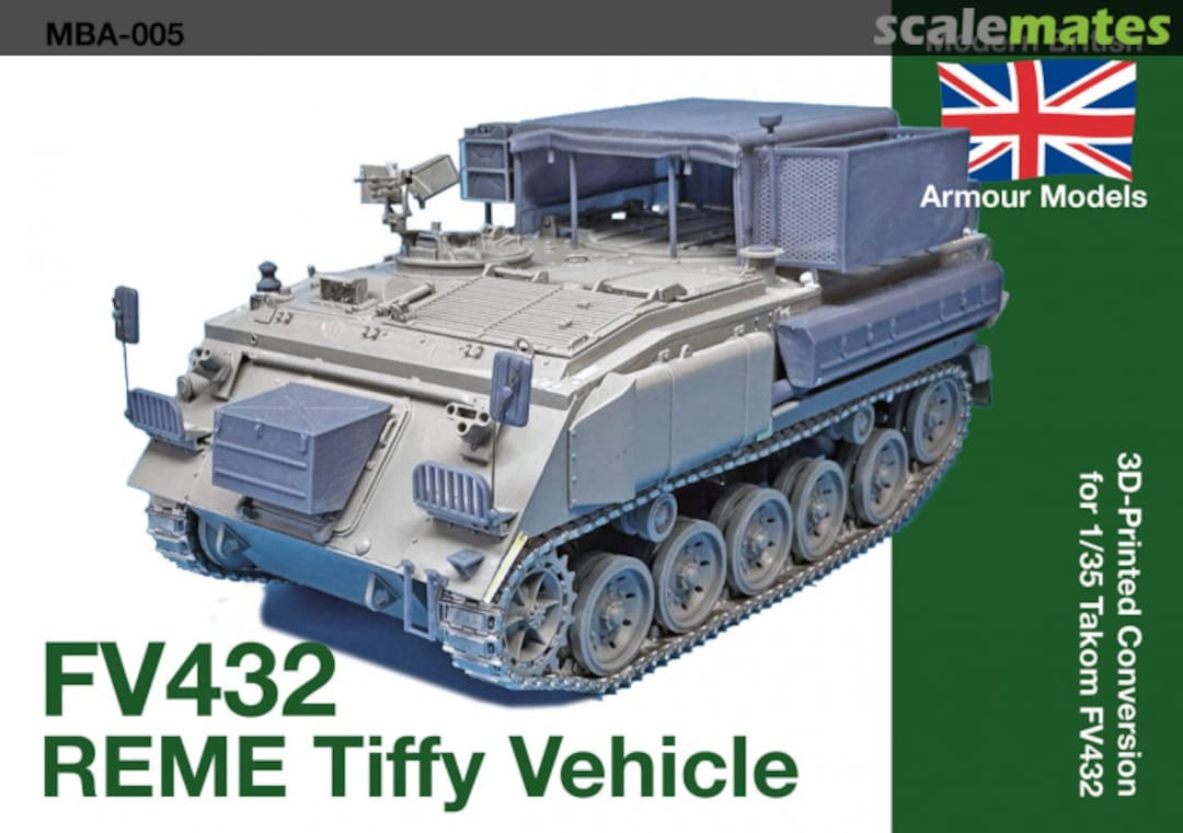 Boxart FV432 REME Tiffy Vehicle conversion set MBA-005 Modern British Armour Models Boxart FV432 REME Tiffy Vehicle conversion set MBA-005 Modern British Armour Models