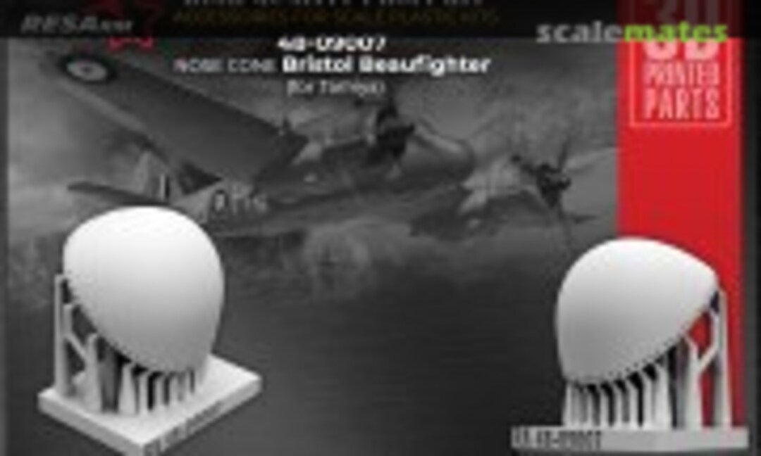 1:48 Beaufighter nose cone (RESArm 48-09007) 48-09007
