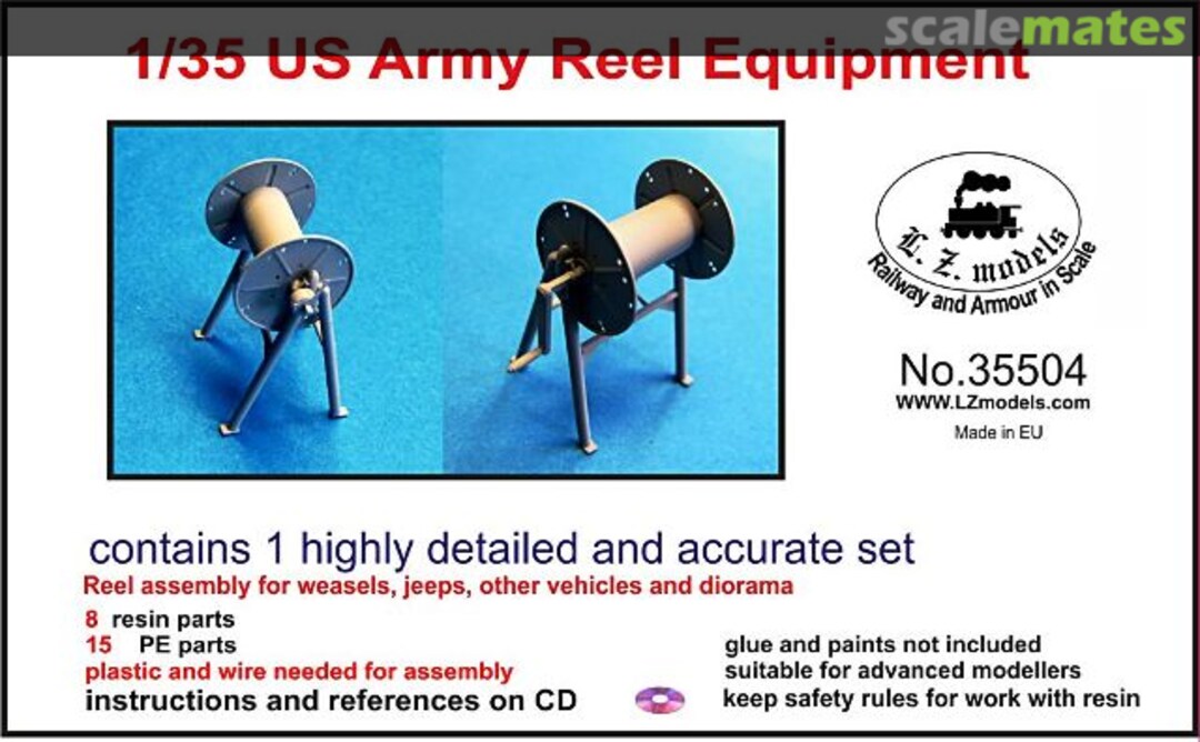 Boxart US Army Reel Equipment 35504 L.Z. Models